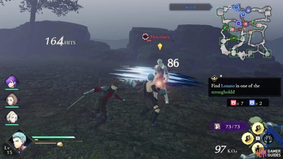 Just defeat the enemy unit attacking them to rescue them
