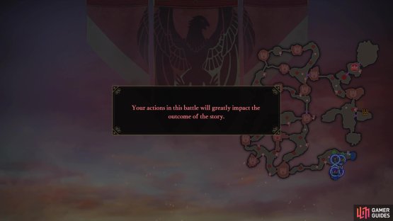 This battle will determine what ending path you go on