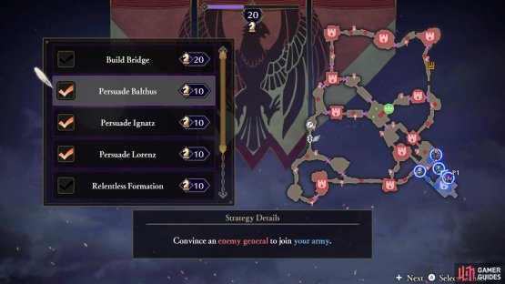 There will be three enemy units to recruit in this battle
