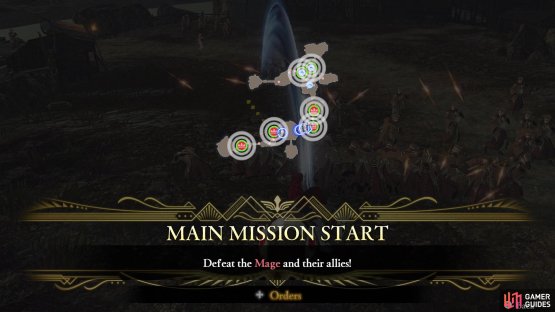 Your goal at the beginning is to just defeat the officers on the map