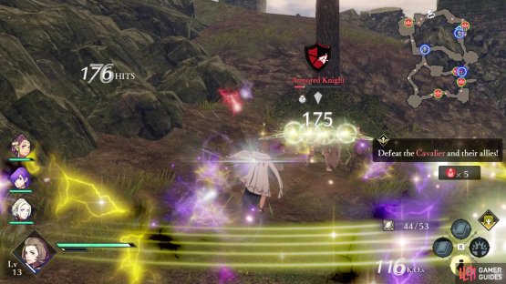 Use a magic-user on the Armored Knights