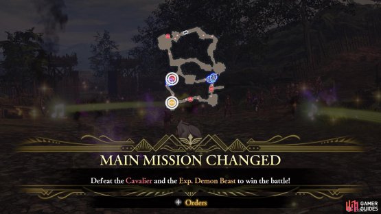 The commander and a Demon Beast will eventually show up