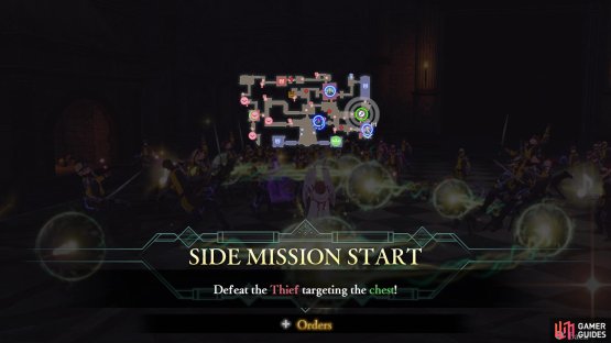 The Thief will appear not long after the battle begins