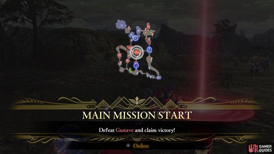 Gustave appears after defeating the 300 enemies