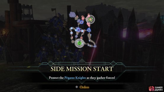 The Pegasus Knights will spawn in two areas