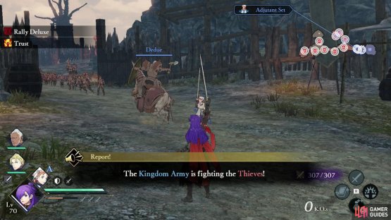 You can ensnare nearby allies to serve as an Adjutant,