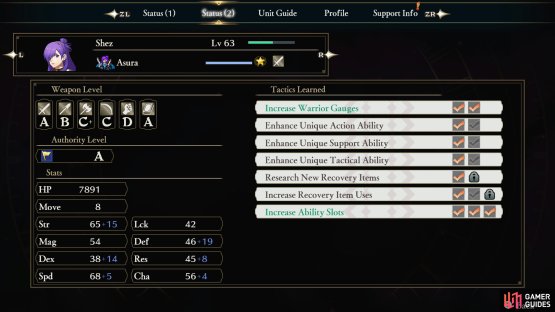 Having an Adjutant assigned will boost a character&rsquo;s stats. The stats boosted and the magnitude of the boost varies by the class of the Adjutant and their Support Rank.