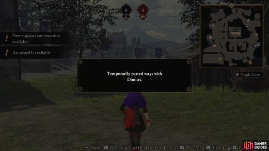 You won&rsquo;t have access to Dimitri, Dedue or Rodrigue in Chapter 7.