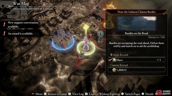 Complete the Side Quest &ldquo;Bandits on the Road&rdquo;,