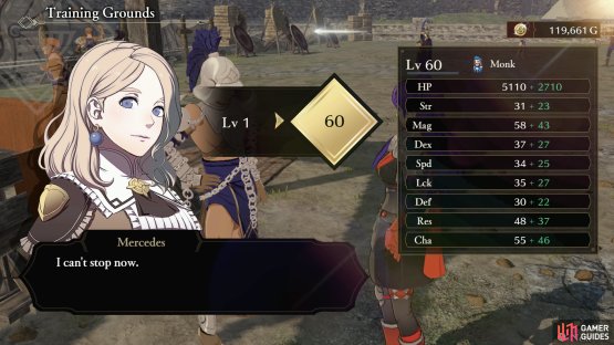and Mercedes leveling as a Monk from 1-60 yield different results due to character growth rates.