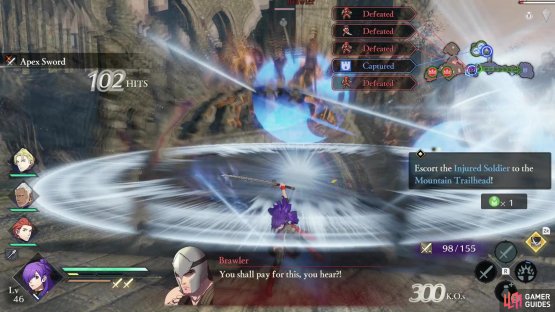 Use Combat Arts and Magic in battle,