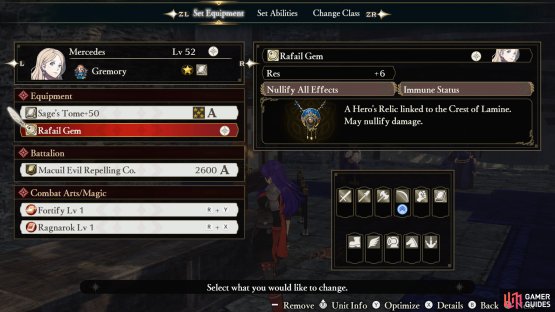 and specific Crests are required to fully utilize the effects of Hero Relics and Sacred Weapons.
