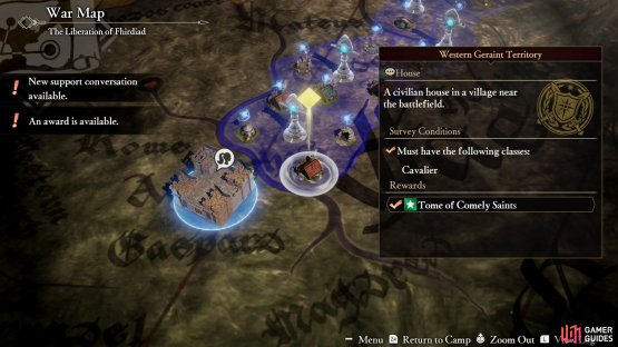 Some Surveying Spots have extra unlock requirements,