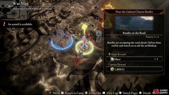 You&rsquo;ll need to complete Side Quests battles to conquer regions,