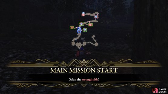 There are 4 strongholds you need to capture.