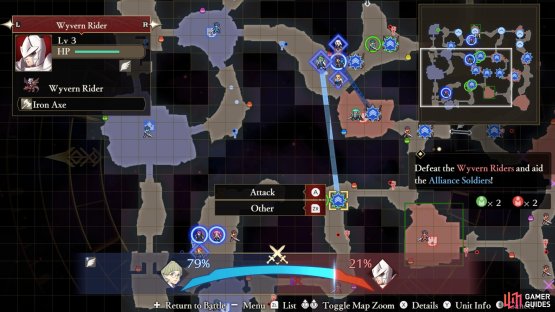 Send bow or sword users after the Wyvern Riders.
