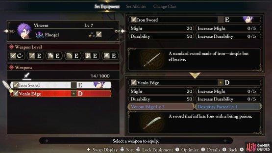 Use the Convoy to change your equipment, abilities or class.