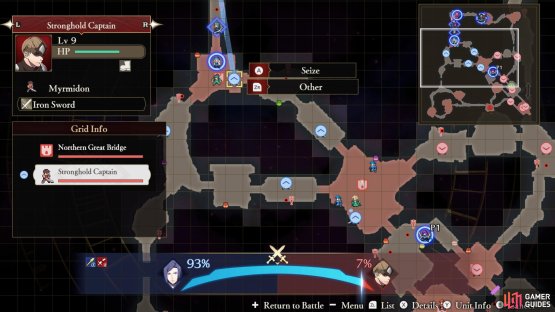 Order allies to capture 3 or 4 of the strongholds.