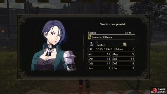 Shamir assisted you at the Locket, but she&rsquo;ll formally join you now.