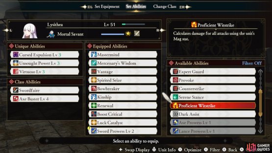 This makes all of her attacks run off the Magic stat (image via @DeathChaos25).
