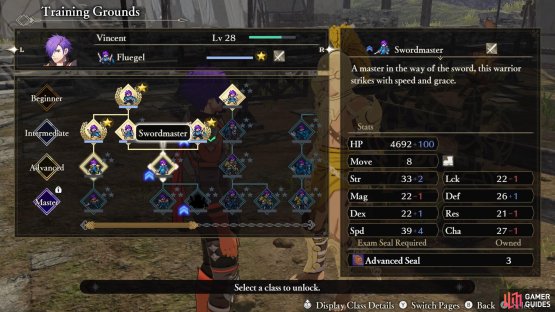 Advanced Seals are also obtainable from Chapter 7.