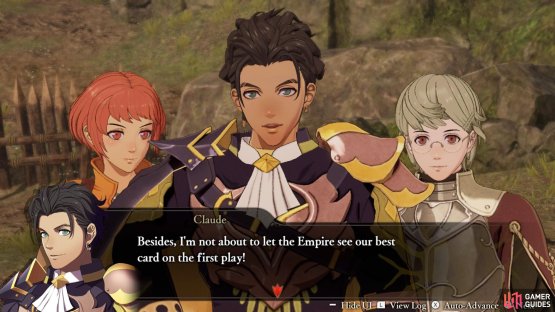 The war phase begins from Chapter 4, much faster than Three Houses.