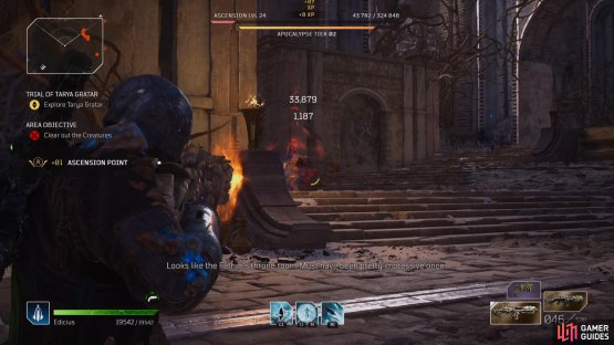 Sit back and deal with the enemies as they approach you. 