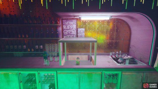 Here is the elevator on the bar.
