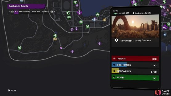 Head to the marked location near the Lone Wolf Fast Travel point in Badlands South.