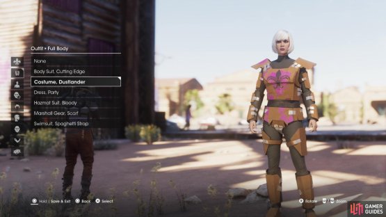 Equip the Dustlander outfit after completing &ldquo;The Rod Warrior&rdquo;,
