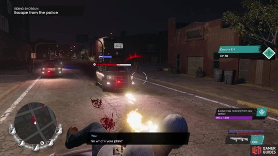 You can build up max Notoriety time by completing the Riding Shotgun Side Hustle in Marina East,