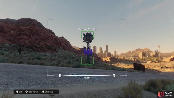 Take a picture of the &ldquo;Cactus Cowboy&rdquo; collectible to obtain it.