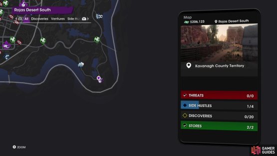 The location of the &ldquo;Captain Eagle Statue&rdquo; collectible on the map.