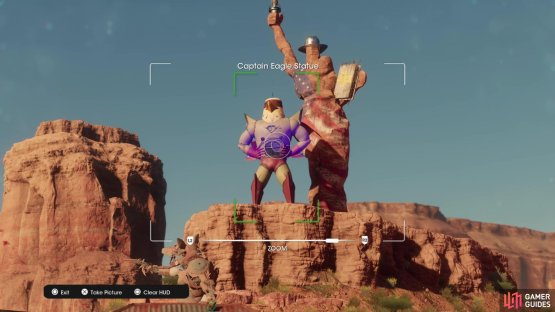 Take a picture of the &ldquo;Captain Eagle Statue&rdquo; collectible to obtain it.