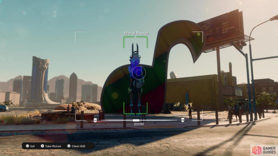 Take a picture of the &ldquo;Metal Rabbit&rdquo; collectible to obtain it.