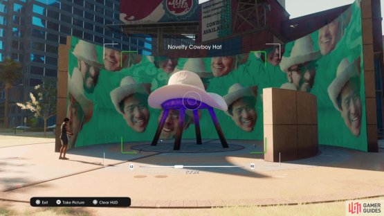 Take a picture of the &ldquo;Novelty Cowboy Hat&rdquo; collectible to obtain it.