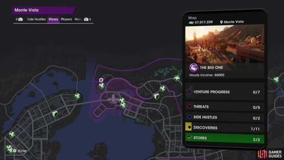 The location of the &ldquo;Oversized Boot&rdquo; collectible on the map.