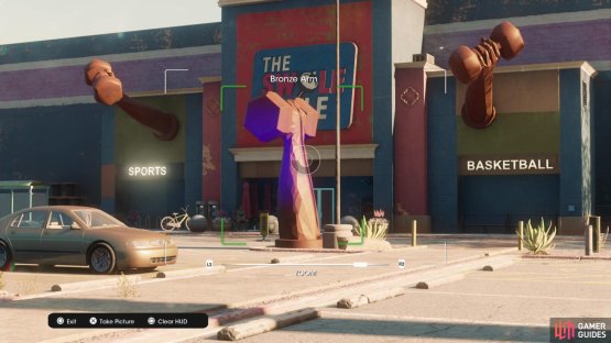 Take a picture of the &ldquo;Bronze Arm&rdquo; collectible to obtain it.