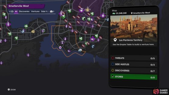 The location of the &ldquo;Brewery Tank&rdquo; collectible on the map.