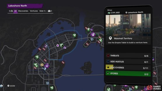 The location of the &ldquo;Bronze Buffalo&rdquo; collectible on the map.