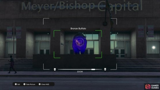 Take a picture of the &ldquo;Bronze Buffalo&rdquo; collectible to obtain it.