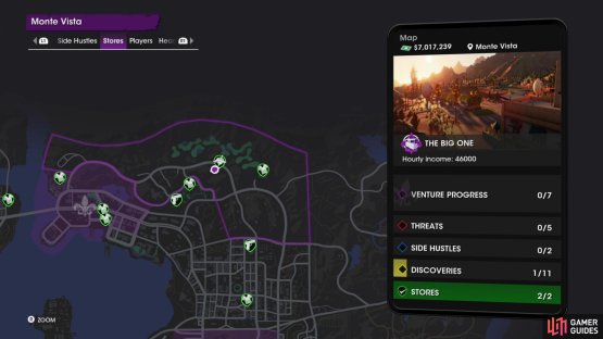 The location of the &ldquo;Carrot Head&rdquo; collectible on the map.