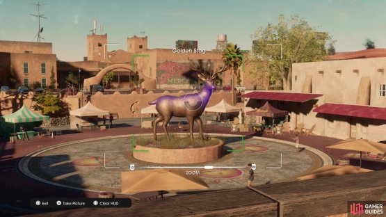 Take a picture of the &ldquo;Golden Stag&rdquo; collectible to obtain it.