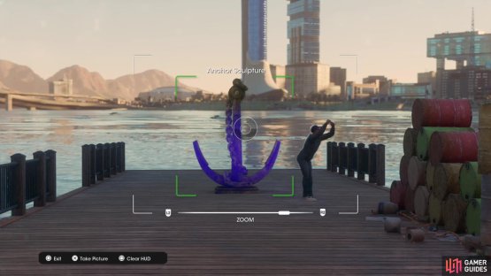 Take a picture of the &ldquo;Anchor Sculpture&rdquo; collectible to obtain it.