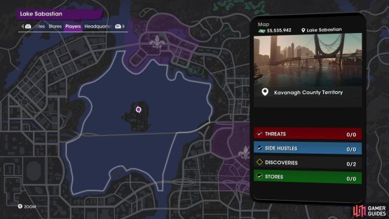 The location of the &ldquo;Centerpiece Bowl&rdquo; collectible on the map.