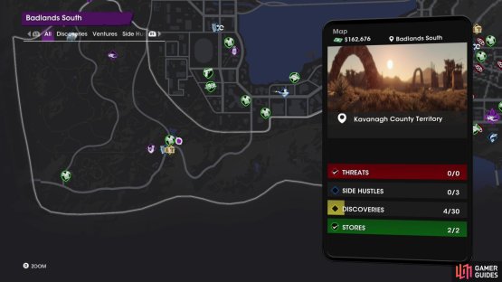 The location of the &ldquo;Model Plane&rdquo; collectible on the map.