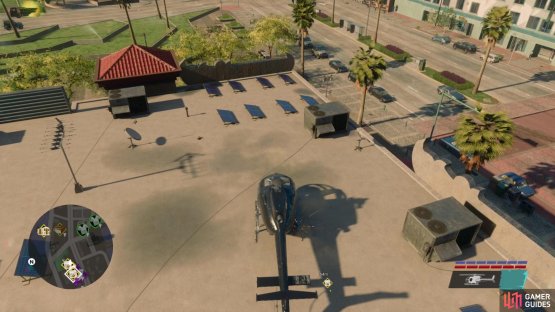 jumping and climbing will usually suffice to reach them, but if that&rsquo;s too much work you can just commandeer a helicopter.