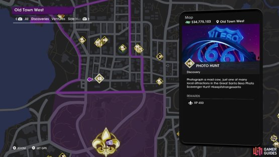 When you discover a Photo Hunt, check out its icon on your map to find out what you&rsquo;re looking for,