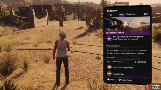 Establishing and completing Ventures will unlock Missions,