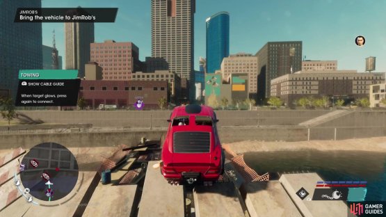 Jump a ramp over the water to shorten your trip back to JimRob&rsquo;s garage.